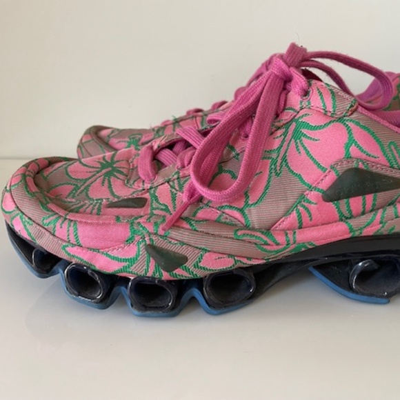 Adidas x Raf Simons Bounce Pink Sneaker - Picture 1 of 9